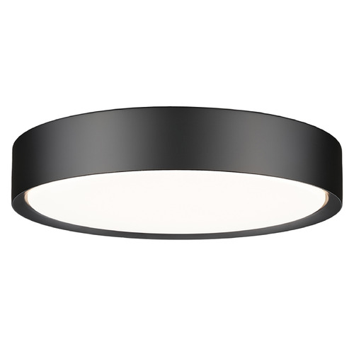 Z-Lite Z-Lite Kawan Matte Black LED Flushmount Light 1014F16-MB-LED
