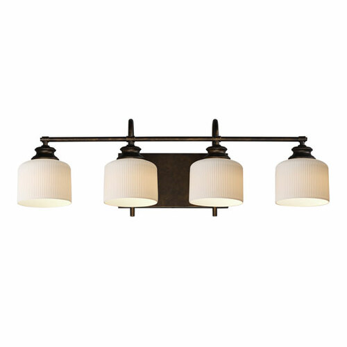 Maxim Lighting Bisque 4-Light Bath Light in Oil Rubbed Bronze by Maxim Lighting 21494WTOI