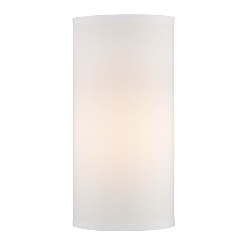 Design Classics Lighting 16-Inch Tall White Linen UNO Lamp Shade DCL SH7656
