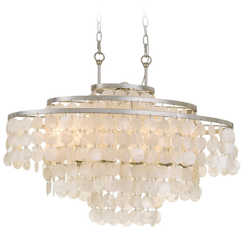 Crystorama Lighting Crystorama Lighting Brielle Antique Silver Chandelier BRI-3009-SA
