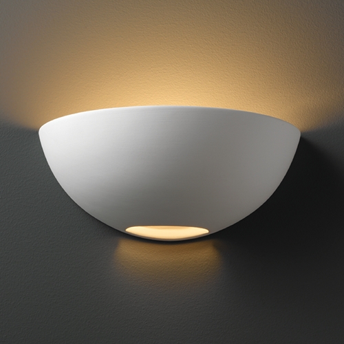 Justice Design Group Sconce Wall Light in Bisque by Justice Design Group CER-1320-BIS