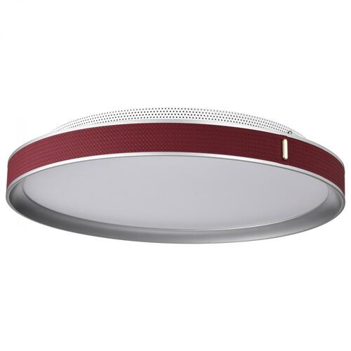 Satco Lighting Bandon 20-Inch LED Flush Mount in Red by Nuvo Lighting 62-3012