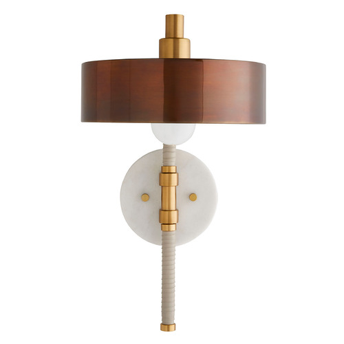 Arteriors Home Lighting Aaron Wall Sconce in Heritage Brass by Arteriors Home 49176