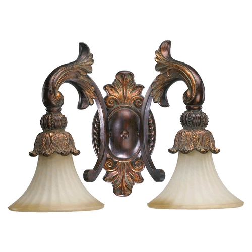 Quorum Lighting Madeleine Corsican Gold Bathroom Light by Quorum Lighting 5230-2-88