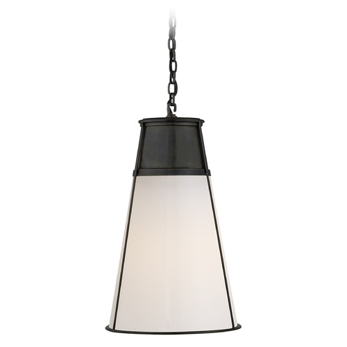 Visual Comfort Signature Collection Thomas OBrien Robinson Large Pendant in Bronze by Visual Comfort Signature TOB5753BZWG