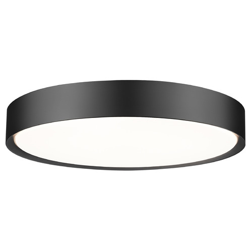 Z-Lite Z-Lite Kawan Matte Black LED Flushmount Light 1014F20-MB-LED