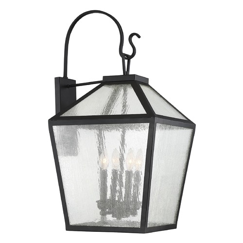 Savoy House Woodstock 30.50-Inch Outdoor Wall Light in Black by Savoy House 5-102-BK