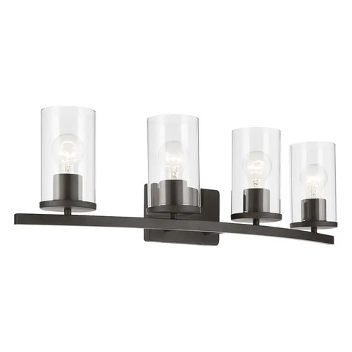 Kichler Lighting Crosby 4-Light Vanity Light in Olde Bronze by Kichler Lighting 45498OZCLR