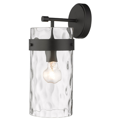 Z-Lite Fontaine Matte Black Sconce by Z-Lite 3035-1SL-MB