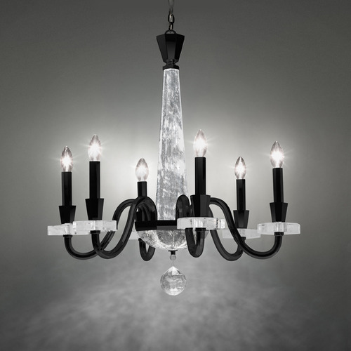 Schonbek Lighting Amadeus Black Chandelier by Schonbek Lighting S9327-51OH