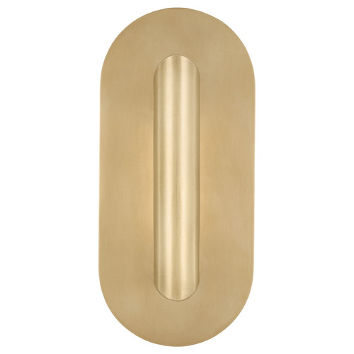 Visual Comfort Modern Collection Visual Comfort Modern Collection Kelly Wearstler Fielle Hand Rubbed Antique Brass LED Sconce KWWS49227HAB-277