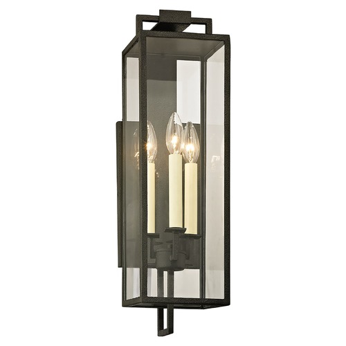 Troy Lighting Beckham 21.50-Inch Forged Iron Outdoor Wall by Troy Lighting B6382