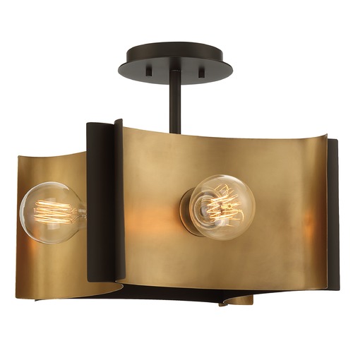 Eurofase Lighting Metallo Bronze Semi-Flush Mount by Eurofase Lighting 38154-027