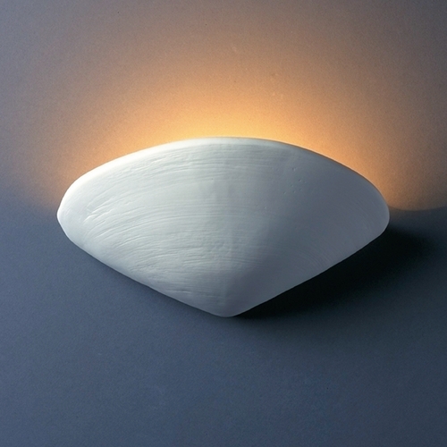 Justice Design Group Sconce Wall Light in Bisque by Justice Design Group CER-3710-BIS