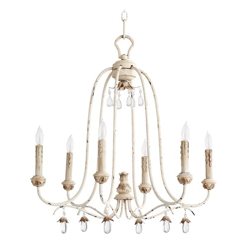 Quorum Lighting Venice Persian White Chandelier by Quorum Lighting 6144-6-70
