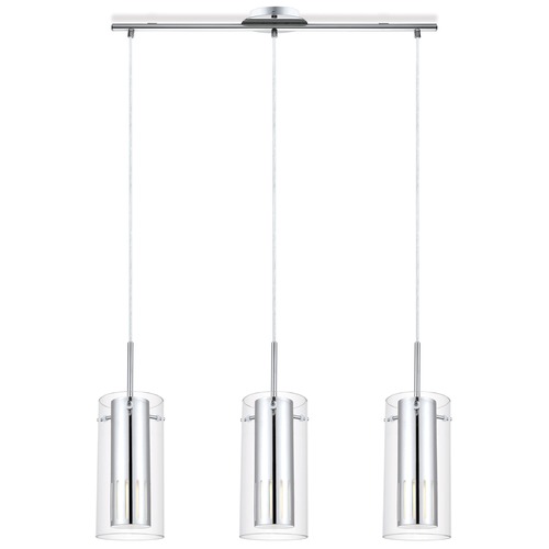 Eglo Lighting Pinto 1 Chrome Multi-Light Pendant by Eglo Lighting 91327A