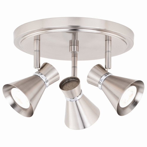 Vaxcel Lighting Vaxcel Lighting Alto Brushed Nickel & Chrome LED Directional Spot Light C0219