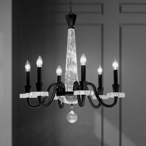 Schonbek Lighting Amadeus Antique Silver Chandelier by Schonbek Lighting S9327-48OH