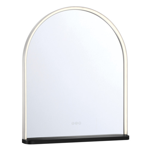 Eurofase Lighting Serin 36-Inch 3CCT LED Mirror with Shelf in Nickel & Black by Eurofase 48519-021