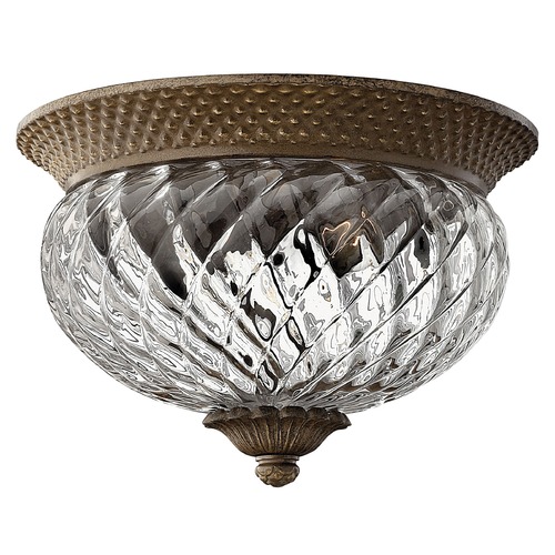 Hinkley Plantation 12-Inch Flush Mount in Pearl Bronze by Hinkley Lighting 4102PZ