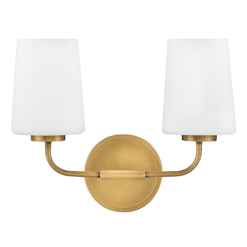 Hinkley Kline 14.25-Inch 2-Light Sconce in Heritage Brass by Hinkley Lighting 853452HB