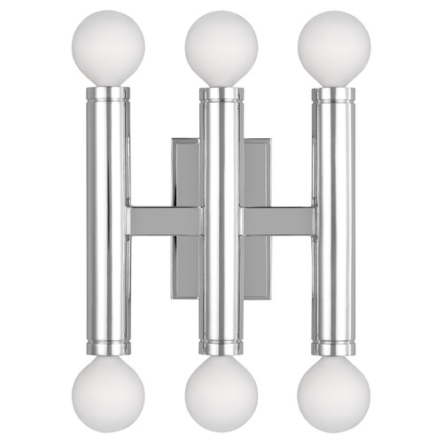 Visual Comfort Studio Collection Visual Comfort Studio Collection Thomas O'brien Beckham Modern Polished Nickel Sconce TW1146PN