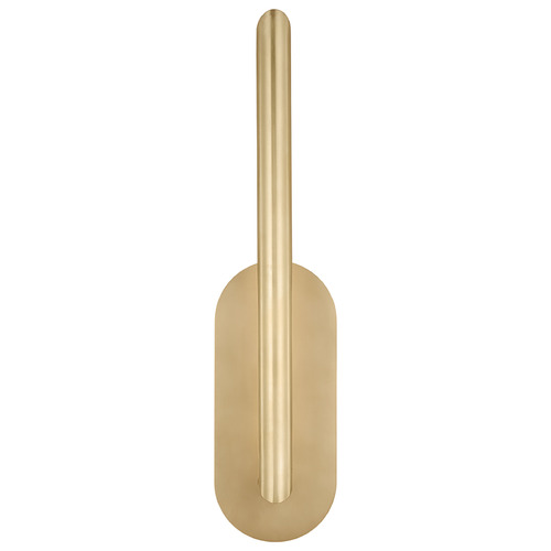 Visual Comfort Modern Collection Visual Comfort Modern Collection Kelly Wearstler Fielle Hand Rubbed Antique Brass LED Sconce KWWS49327HAB