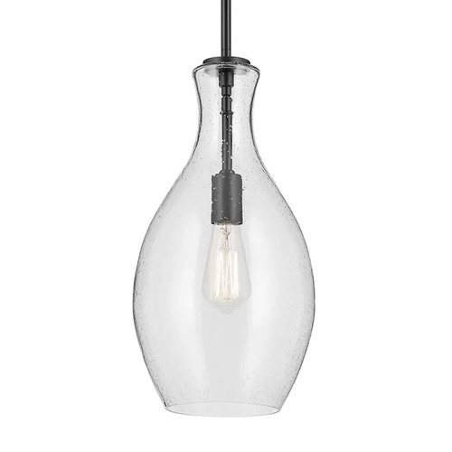 Kichler Lighting Everly 17.75-Inch Pendant in Black by Kichler Lighting 42047BKCS