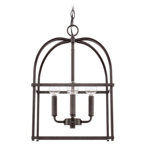 HomePlace by Capital Lighting Aubrey 12.50-Inch Wide Lantern in Bronze by HomePlace by Capital Lighting 527542BZ