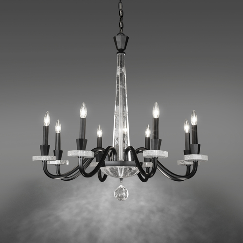 Schonbek Lighting Amadeus Black Chandelier by Schonbek Lighting S9334-51OH