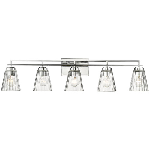 Z-Lite Z-Lite Lyna Chrome Bathroom Light 823-5V-CH