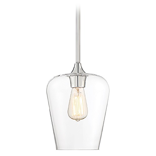Savoy House Octave 8.25-Inch Mini Pendant in Polished Chrome by Savoy House 7-4036-1-11