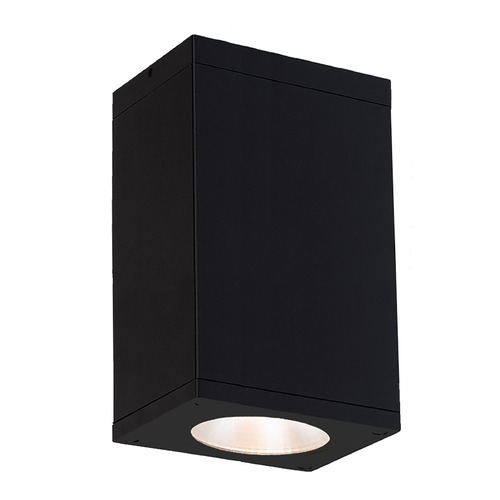 WAC Lighting Cube Arch Black LED Flush Mount by WAC Lighting DC-CD06-N840-BK