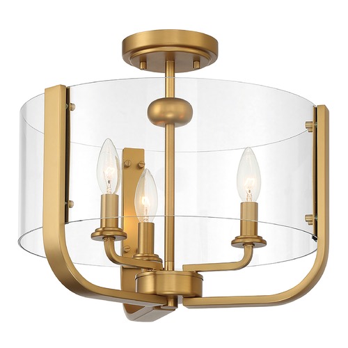 Eurofase Lighting Campisi Brass Semi-Flush Mount by Eurofase Lighting 38156-014