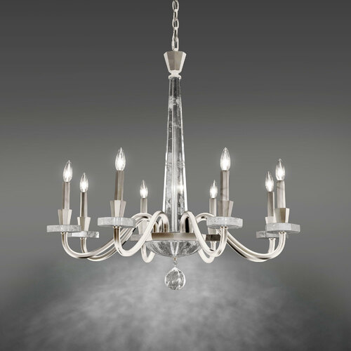 Schonbek Lighting Amadeus Antique Silver Chandelier by Schonbek Lighting S9334-48OH