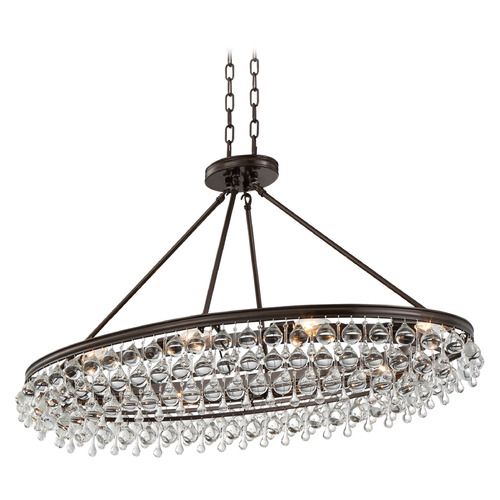 Crystorama Lighting Crystorama Lighting Calypso Vibrant Bronze Chandelier 279-VZ