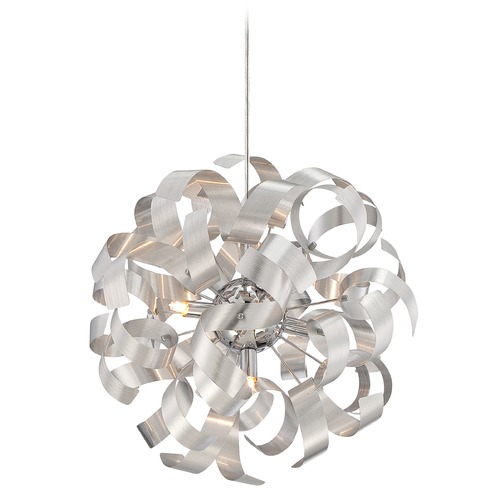 Quoizel Lighting Ribbons 17-Inch Pendant in Millenia by Quoizel Lighting RBN2817MN