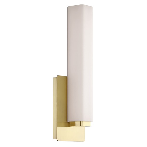 Modern Forms by WAC Lighting Vogue 15-Inch LED Sconce in Brushed Brass by Modern Forms WS-3115-BR