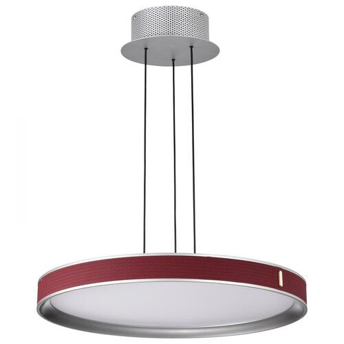 Satco Lighting Bandon LED 3000K Pendant in Red by Nuvo Lighting 62-3011