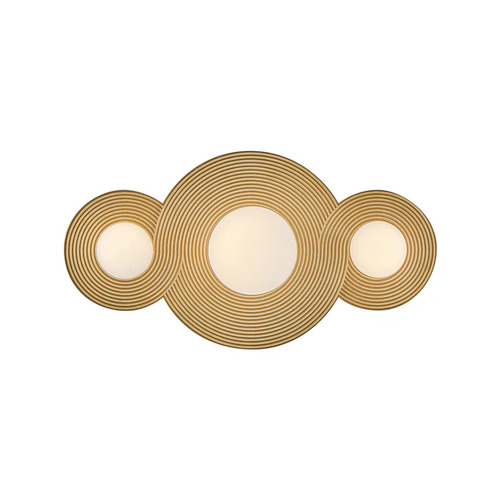 Hinkley Rhea Small LED Vanity Light in Heritage Brass by Hinkley Lighting 55252HB