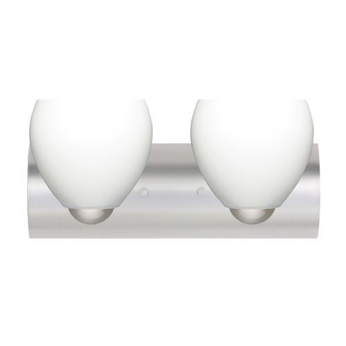 Besa Lighting Besa Lighting Bolla Satin Nickel LED Bathroom Light 2WZ-412207-LED-SN
