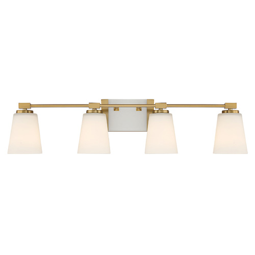 Savoy House Darby 34-Inch Bath Light in Warm Brass by Savoy House 8-6901-4-322