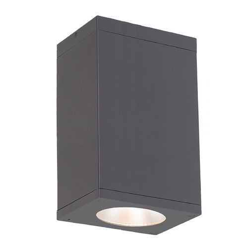 WAC Lighting Cube Arch Graphite LED Flush Mount by WAC Lighting DC-CD06-S827-GH
