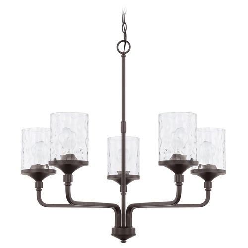 HomePlace by Capital Lighting Colton 5-Light Chandelier in Bronze by HomePlace by Capital Lighting 428851BZ-451