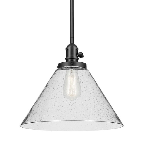 Kichler Lighting Avery 14-Inch Pendant in Black by Kichler Lighting 43905BK