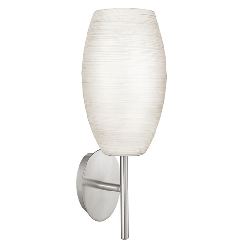 Eglo Lighting Batista 1 Matte Nickel Sconce by Eglo Lighting 88956A