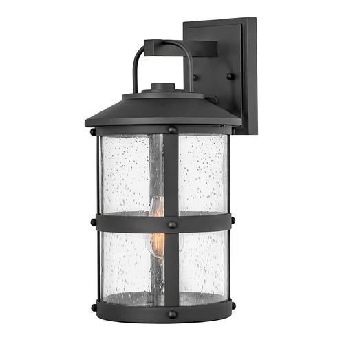 Hinkley Lakehouse 17.25-Inch 12V Outdoor Wall Lantern in Black by Hinkley Lighting 2684BK-LV