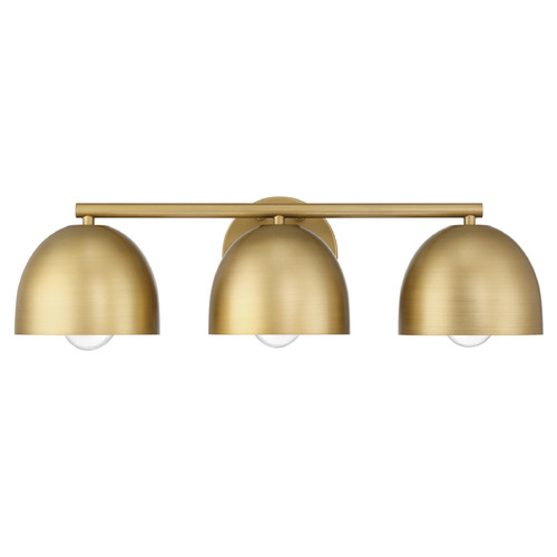 Hunter Fan Company Hunter Fan Company Erling Luxe Gold Bathroom Light 48137