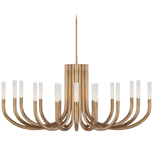 Visual Comfort Signature Collection Kelly Wearstler Rousseau Chandelier in Antique Brass by Visual Comfort Signature KW5585ABSG