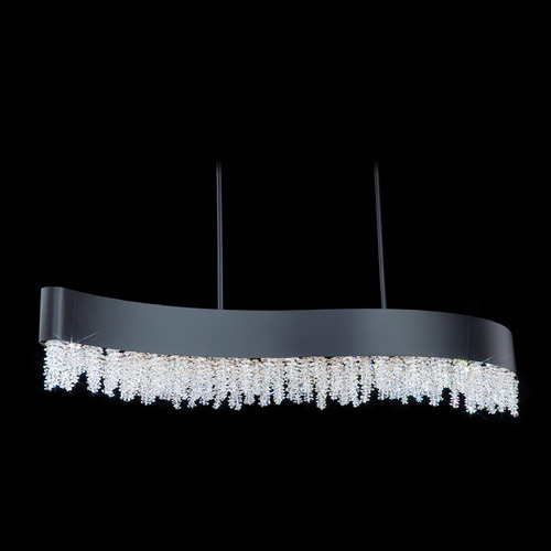 Schonbek Lighting Soleil Black LED Linear Light by Schonbek Lighting S3548-18O